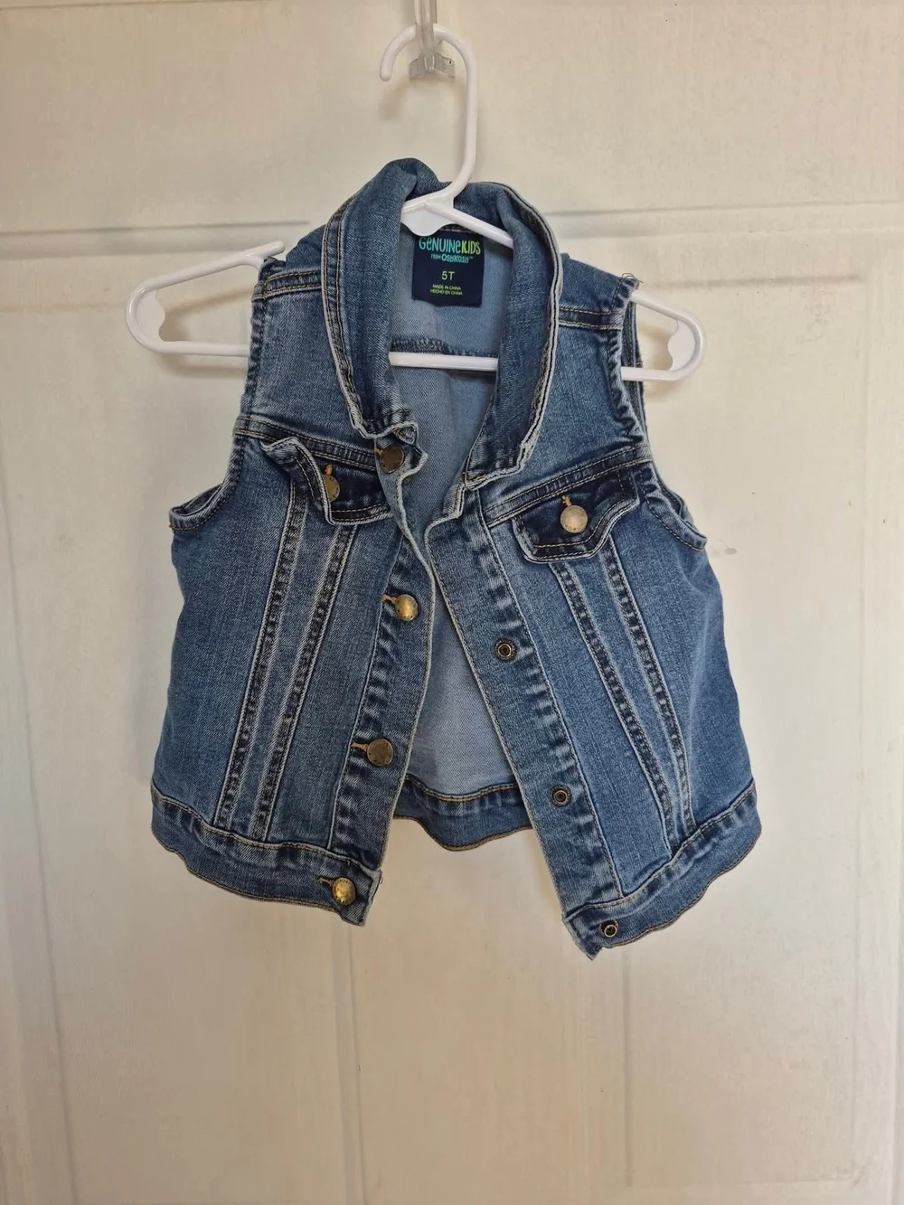OshKosh B'gosh Toddler Blue Denim Vest